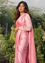 Simple Casual Saree - Shiwani Apparels