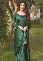 Simple Casual Saree - Shiwani Apparels