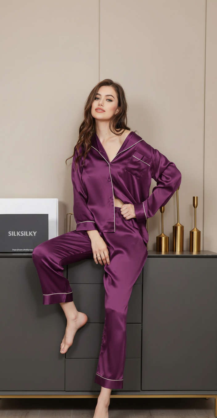 Silk night dress